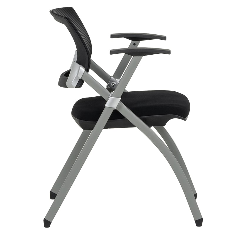 Сгъваем посетителски офис стол Carmen 1703 черен